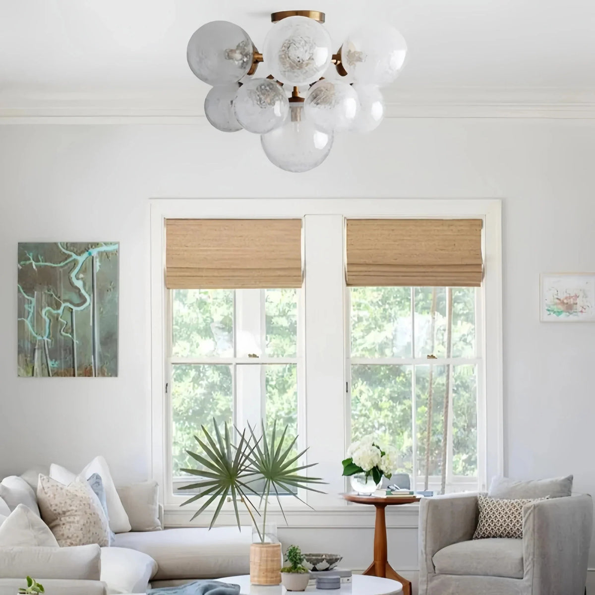 Mandoza Flushmount - BronzeJoyfuzzy