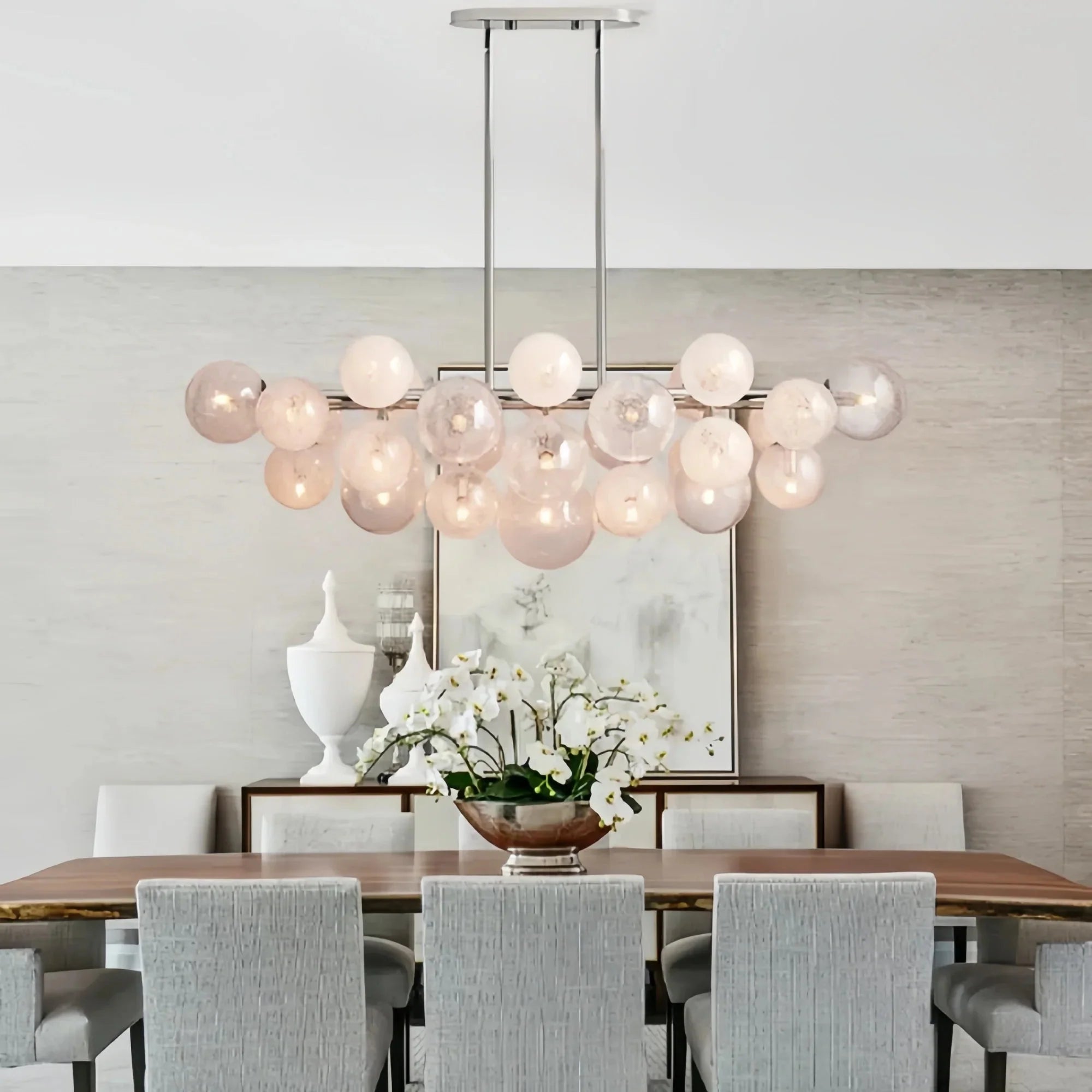 Mandoza Linear Chandelier - NickelJoyfuzzy