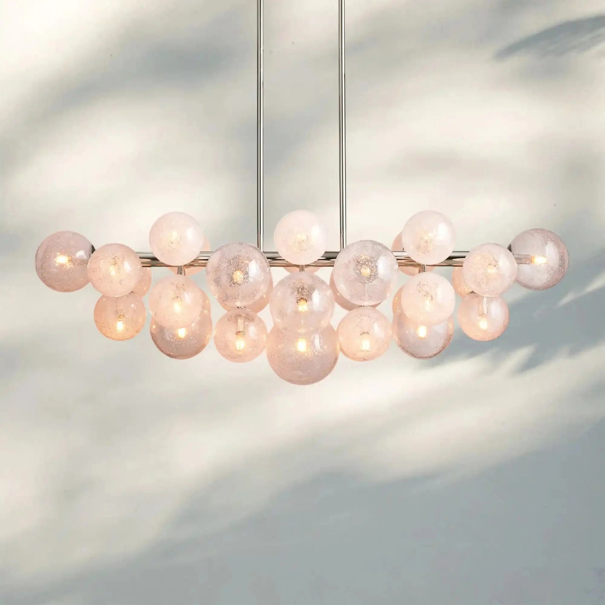 Mandoza Linear Chandelier - NickelJoyfuzzy