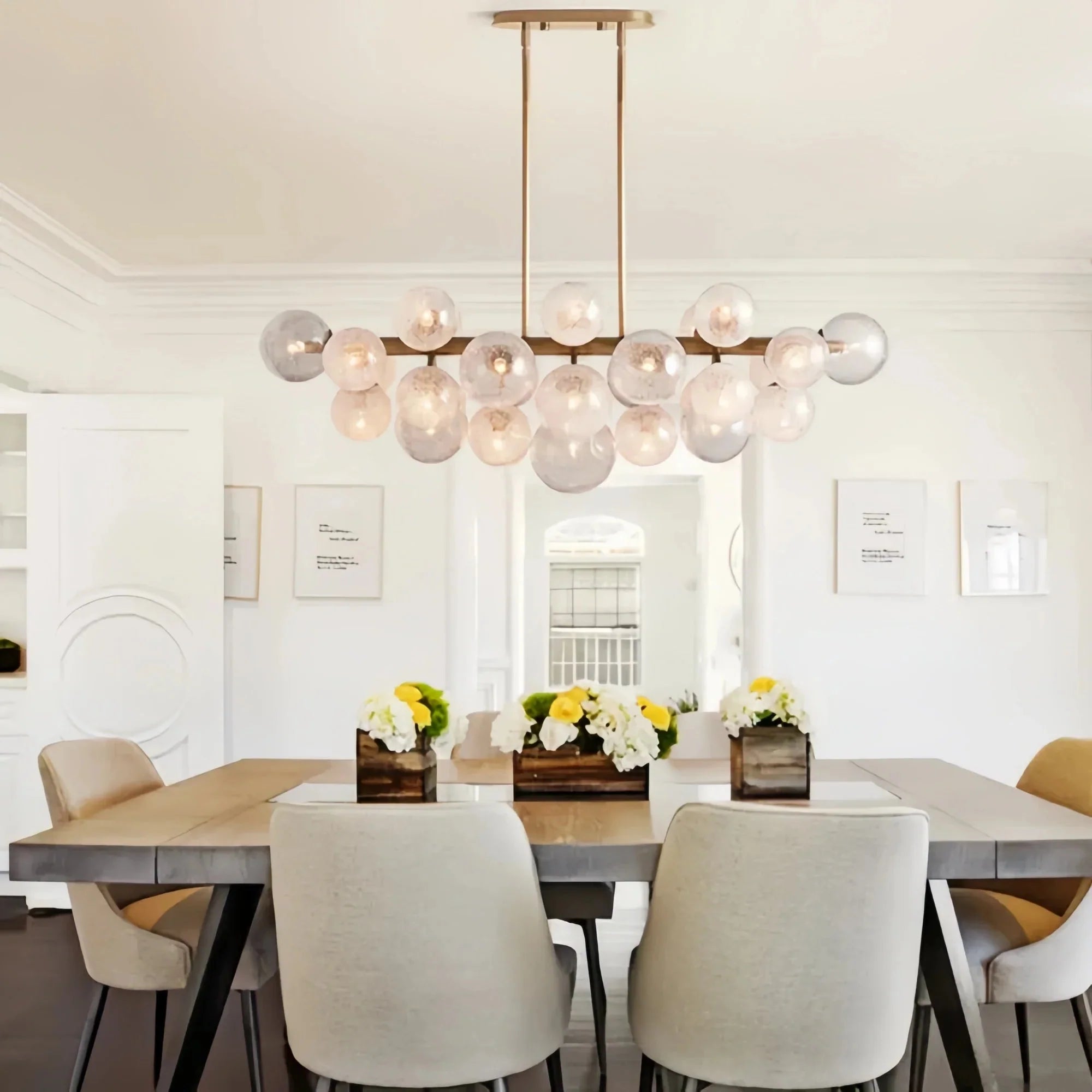 Mandoza Linear Chandelier - BrassJoyfuzzy