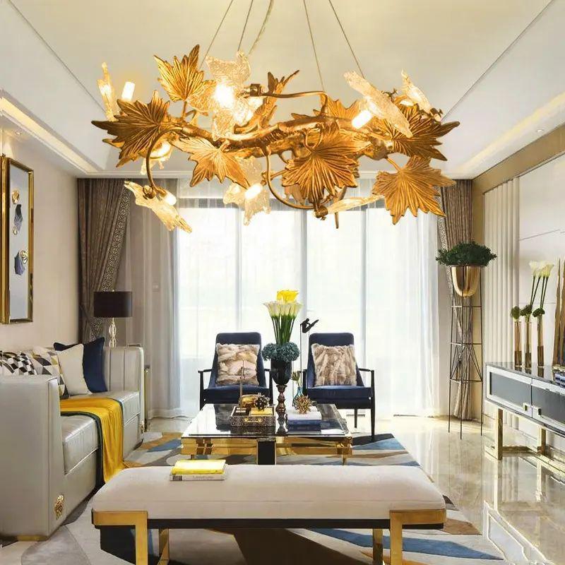 Maple Leaf Branch Chandelier - D100cm (D39¼")Joyfuzzy