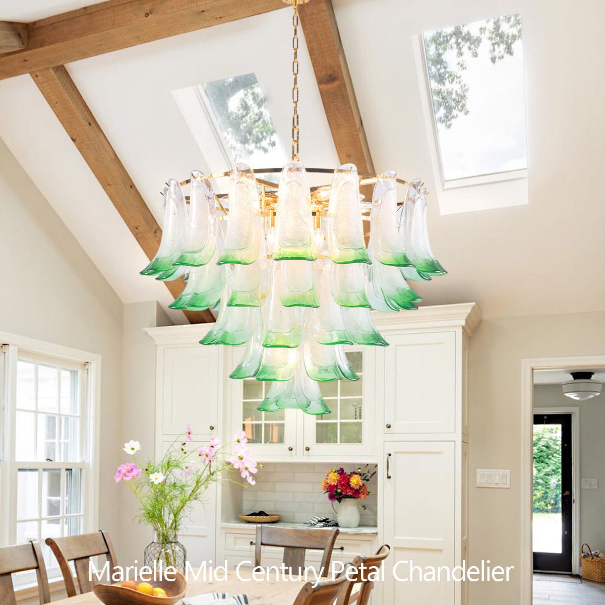 Marielle Mid Century Petal Chandelier - Joyfuzzy