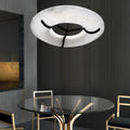 Maxine Modern Round Alabaster Dining Room Chandelier - 23.6