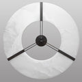 Maxine Modern Round Alabaster Plate Chandelier, Exquisite Illumination - 33.5