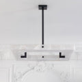 Maxine Modern Square Alabaster Living Room Chandelier - Joyfuzzy