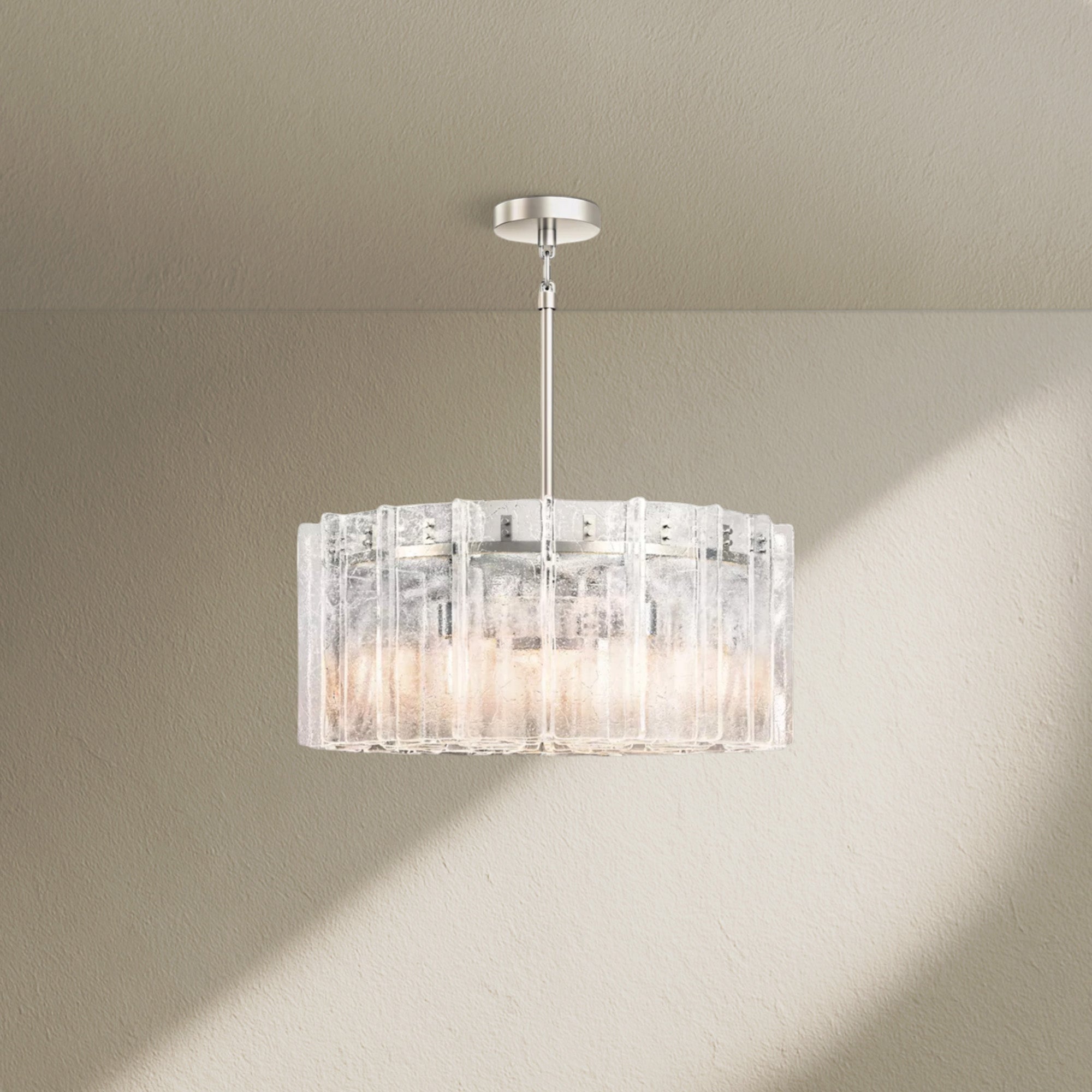Lafz Clear Glass Round Chandelier 36"48"
