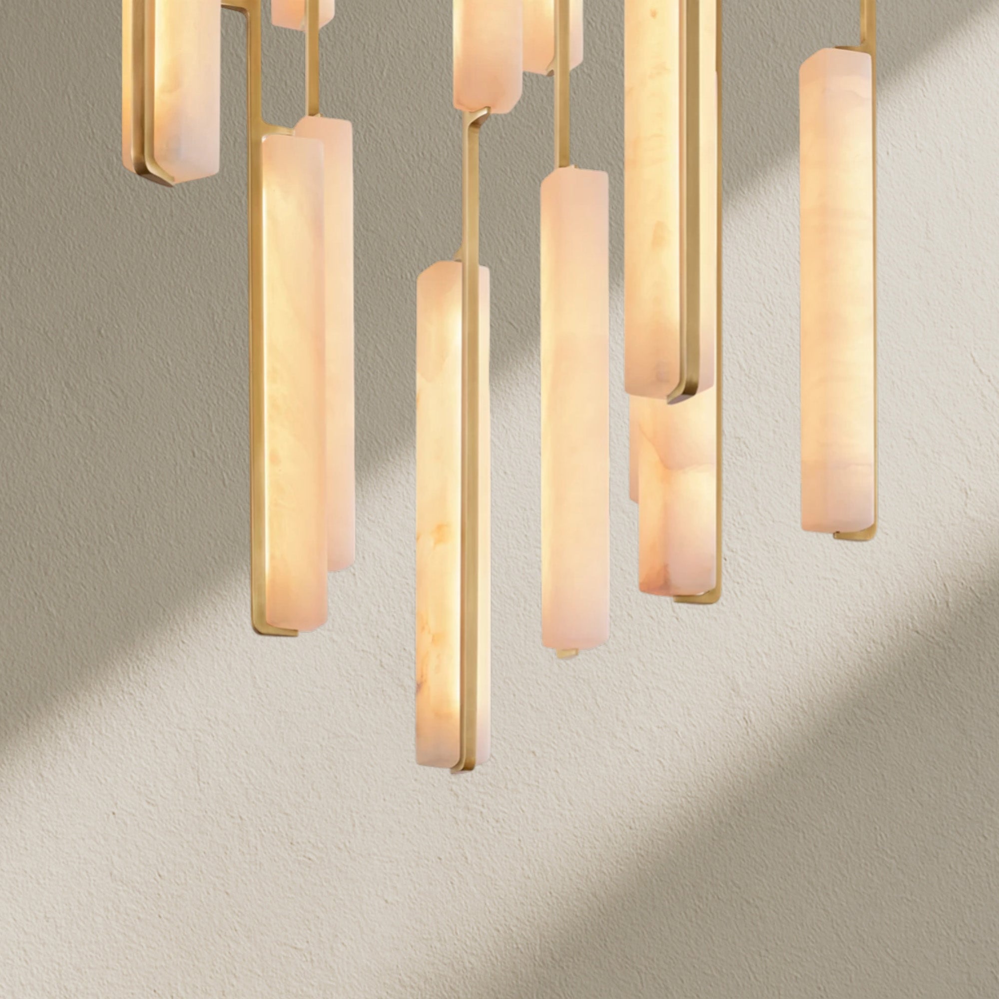 Aufz Alabaster Round Chandelier