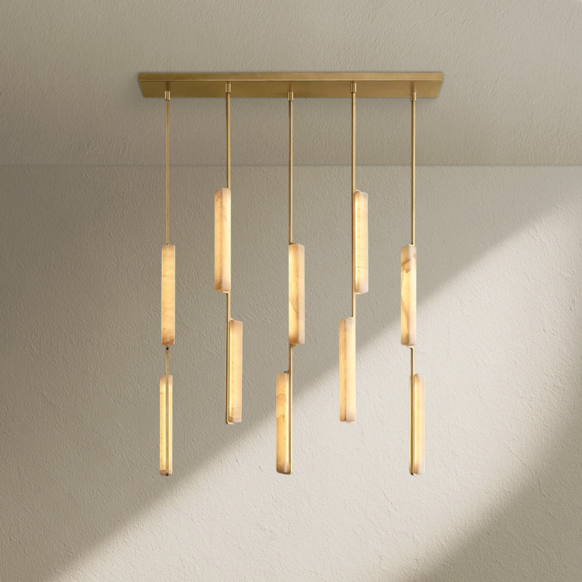 Aufz Alabaster Linear Chandelier