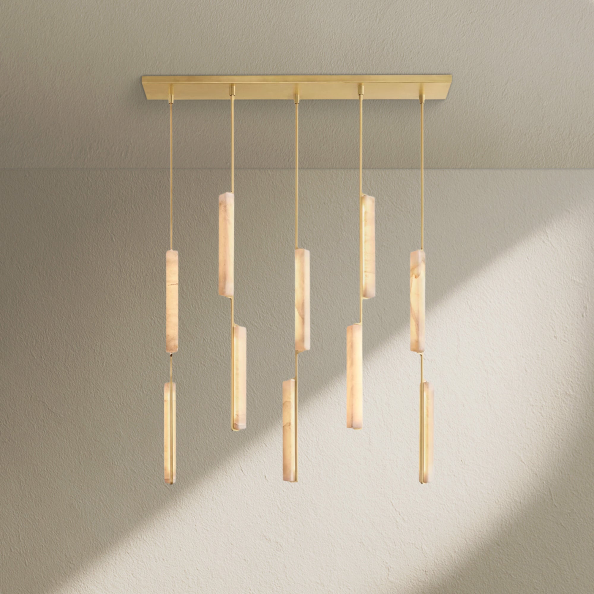 Aufz Alabaster Linear Chandelier
