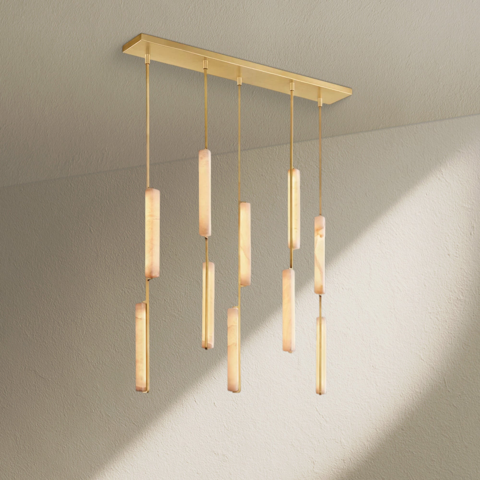Aufz Alabaster Linear Chandelier