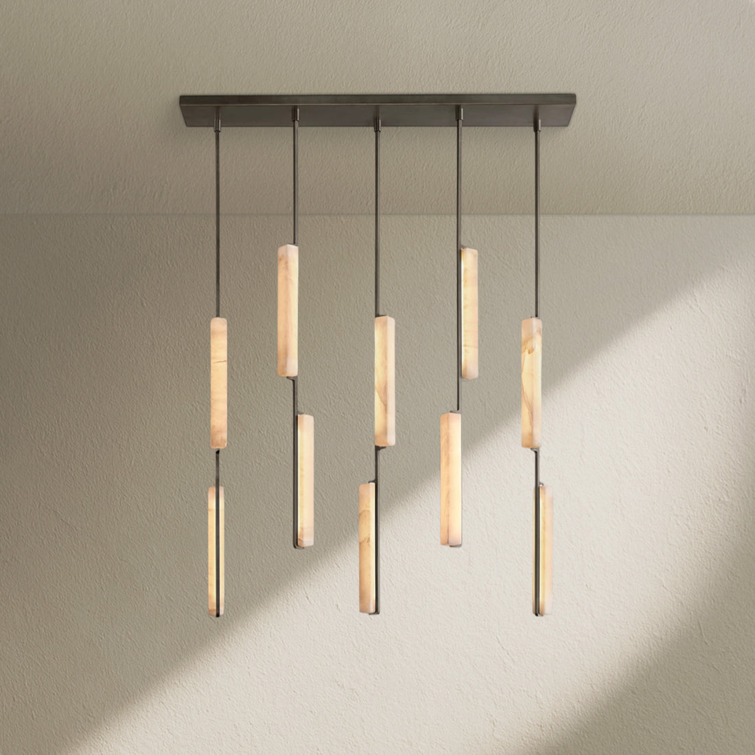 Aufz Alabaster Linear Chandelier