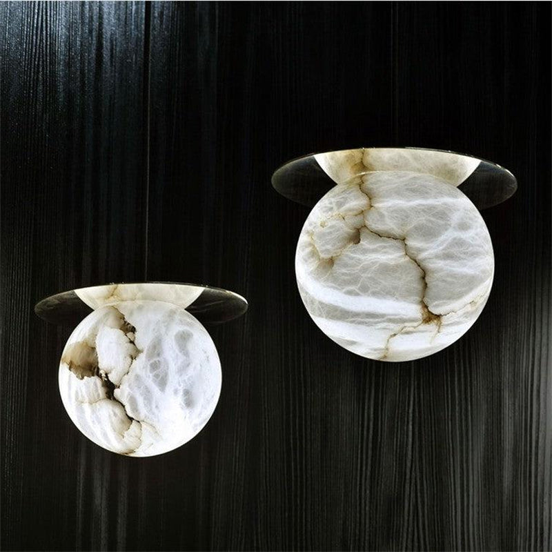 Joyfuzzy Boris Spanish Alabaster Bedside Pendant