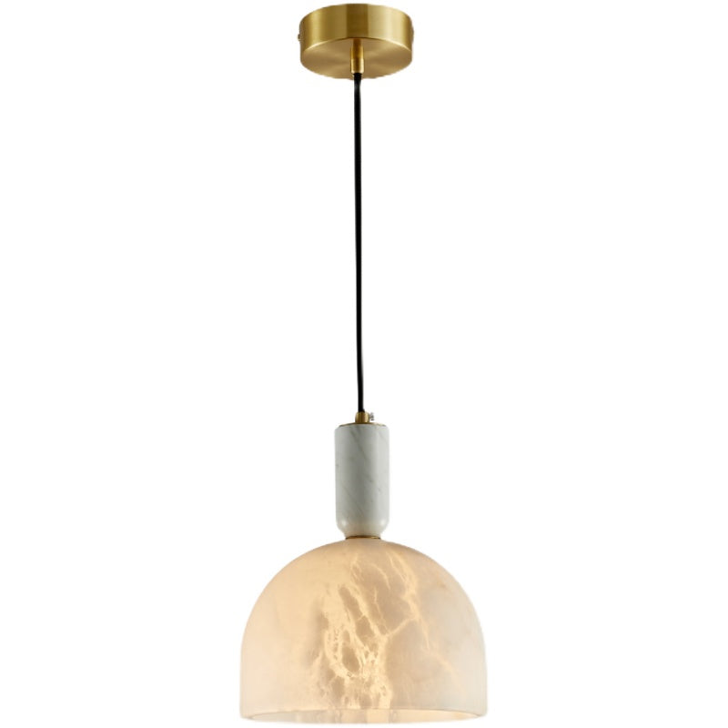 Joyfuzzy Enid Alabaster Bedside Pendant Light, Kitchen Pendant Lamp