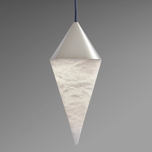 Joyfuzzy Hannah Alabaster Chandelier, Simple Pendant Light