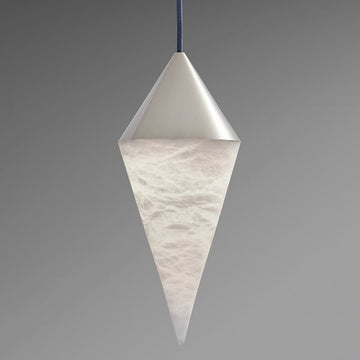 Joyfuzzy Hannah Alabaster Chandelier, Simple Pendant Light