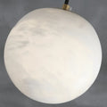 Joyfuzzy Modern Luxury Alabaster Ball Pendant Light, Island Mini Pendant Light