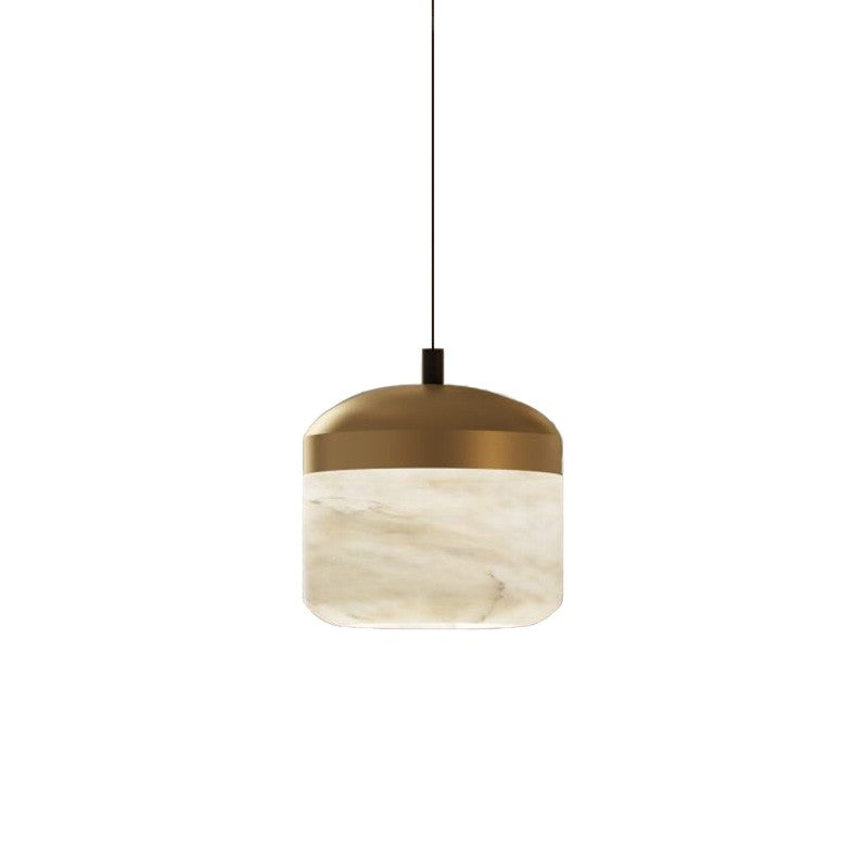 Joyfuzzy Queena Modern Alabaster Pendant, Kitchen Island Pendant Light