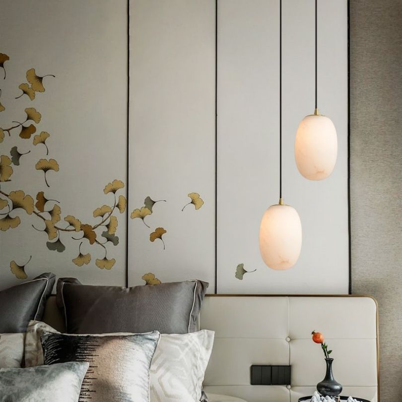 Alabaster Bedside Pendant Light 吊灯 rbrights Small