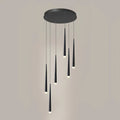 Minimalism Foyer Staircase Chandelier Ceiling Pendant Lighting Fixture For Living Room Entryway In Gold/ Black Finish - Joyfuzzy