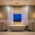 Mirella Trento Clustered Glass Linear Chandelier - Joyfuzzy
