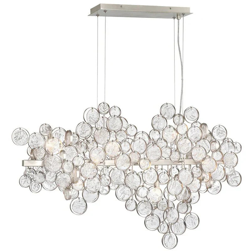 Mirella Trento Clustered Glass Linear Chandelier - Joyfuzzy
