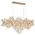 Mirella Trento Clustered Glass Linear Chandelier - Joyfuzzy