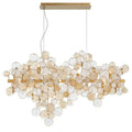 Mirella Trento Clustered Glass Linear Chandelier - Joyfuzzy