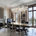 Mirella Trento Clustered Glass Linear Chandelier - Joyfuzzy