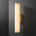 Modern Alabaster Bathroom Sconce - SmallBrassJoyfuzzy
