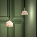 Modern Alabaster Bedside Pendant Light, Bedroom Pendant Lamp - LargeJoyfuzzy
