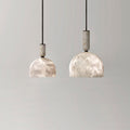 Modern Alabaster Bedside Pendant Light, Bedroom Pendant Lamp - LargeJoyfuzzy