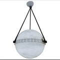 Modern Alabaster Globe Pendant Light - Joyfuzzy