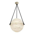 Modern Alabaster Globe Pendant Light - Joyfuzzy