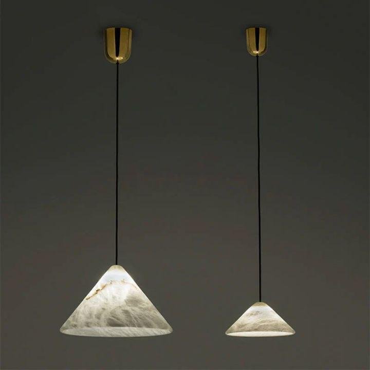 Modern Alabaster Kitchen Island Pendant Light - Small - D7.87"Joyfuzzy