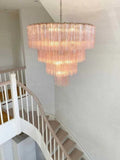 Modern Art Design 3/4/5/7 - Tier Hand - blown Glass Tiered Chandelier - Joyfuzzy