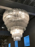 Modern Art Design 3/4/5/7 - Tier Hand - blown Glass Tiered Chandelier - Joyfuzzy