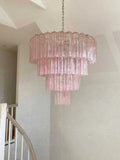 Modern Art Design 3/4/5/7 - Tier Hand - blown Glass Tiered Chandelier - Joyfuzzy