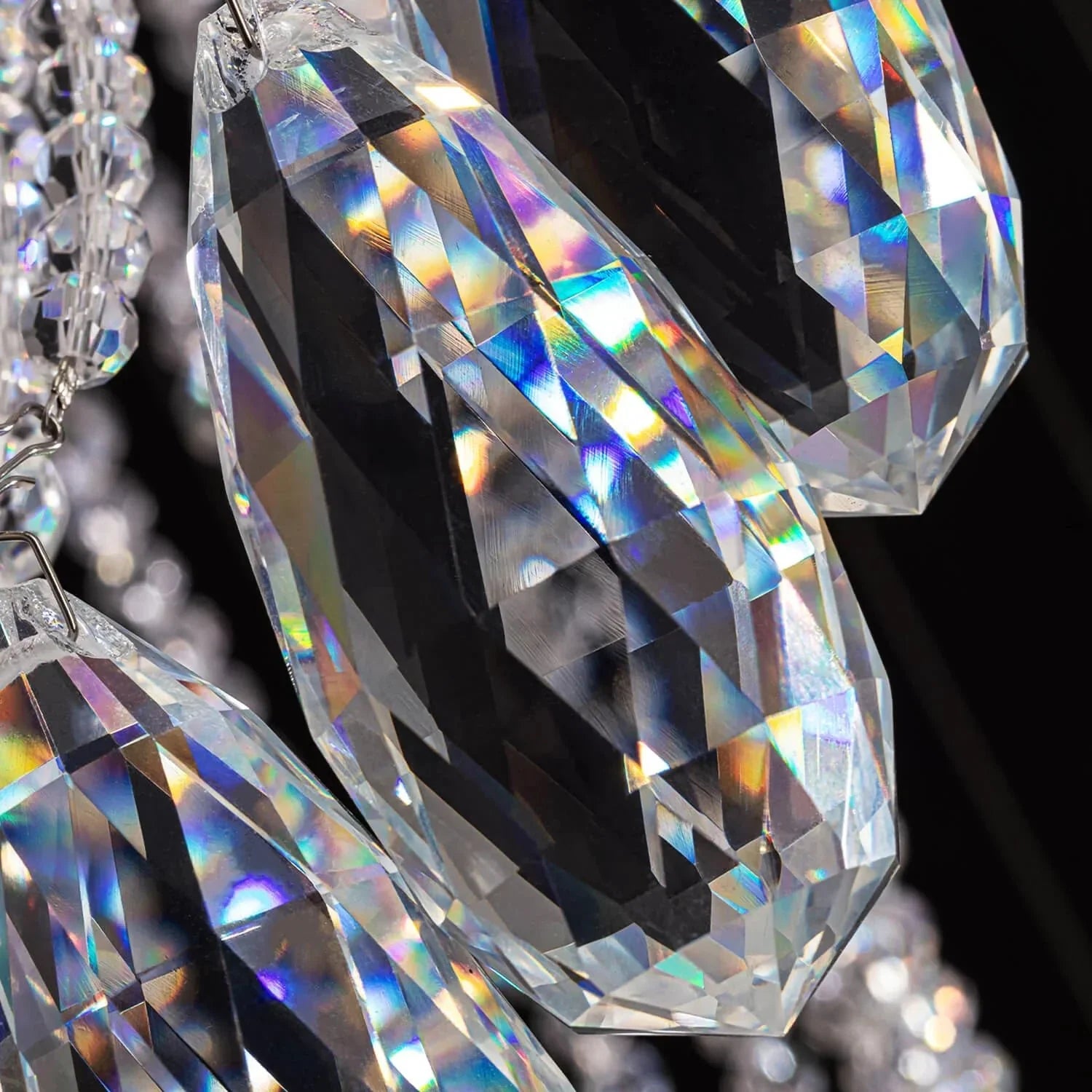 Modern Art Design Crystal Spiral Raindrop Chandelier - Joyfuzzy