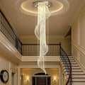 Modern Art Design Crystal Spiral Raindrop Chandelier - Joyfuzzy