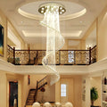 Modern Art Design Crystal Spiral Raindrop Chandelier - Joyfuzzy