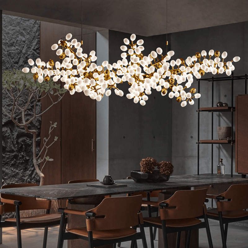 Modern Artistic Linear Elegant Grape Extra Large Chandelier - 70.9" LJoyfuzzy