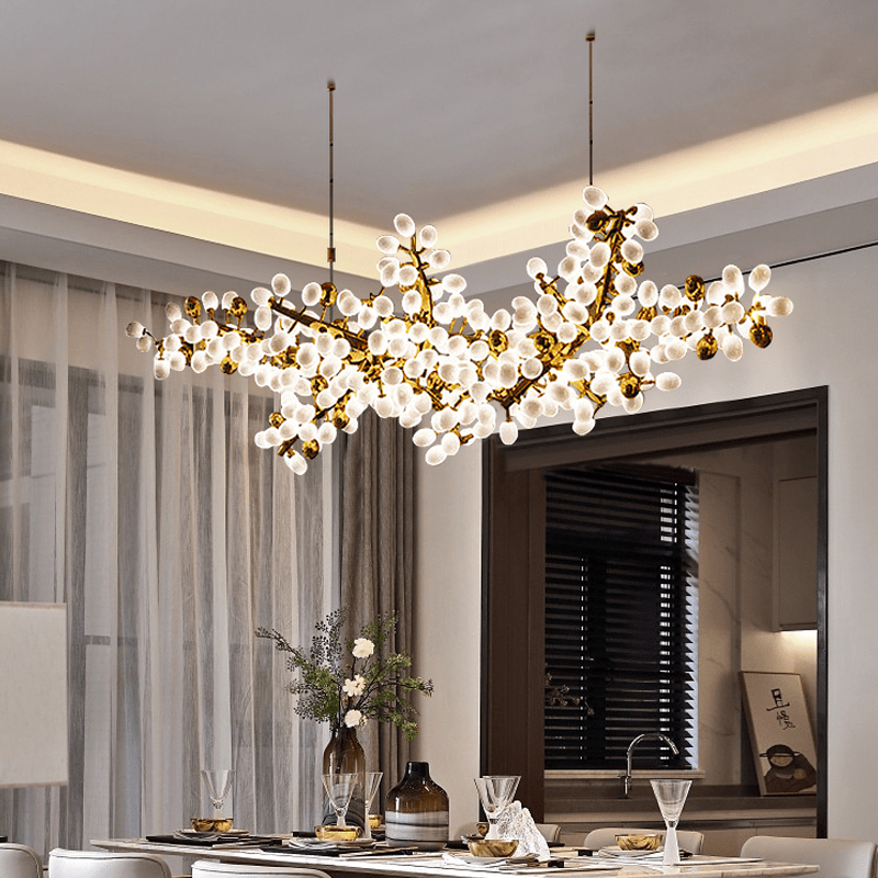 Modern Artistic Linear Elegant Grape Extra Large Chandelier - 70.9" LJoyfuzzy