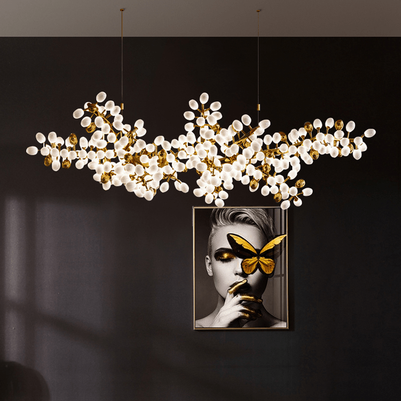 Modern Artistic Linear Elegant Grape Extra Large Chandelier - 70.9" LJoyfuzzy