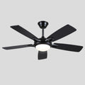 Modern Ceiling Fans with Lights 6 Speeds Reversible Dual Finish Wooden Blades 52