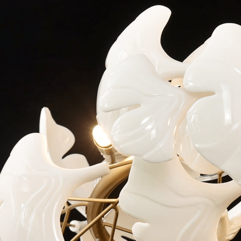 Modern Ceramic Ginkgo Chandelier - 47.24" LJoyfuzzy