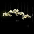 Modern Creative Ginkgo Linear Chandelier - 130.7