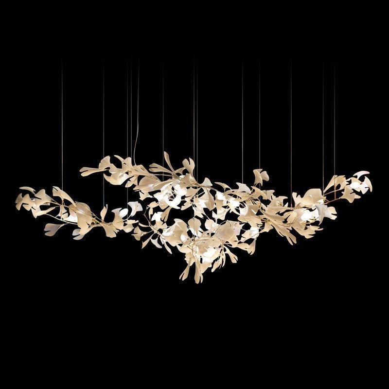 Modern Creative Ginkgo Linear Chandelier - 78.7" LJoyfuzzy