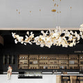 Modern Creative Ginkgo Linear Chandelier - 130.7