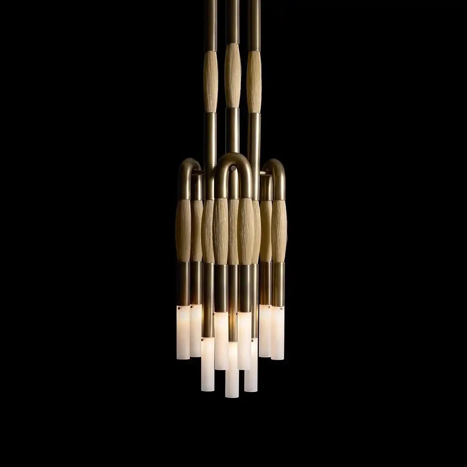 Modern Heritage Horsehair 9 - Light Pendant Unique Luxury Light Fixture - Joyfuzzy
