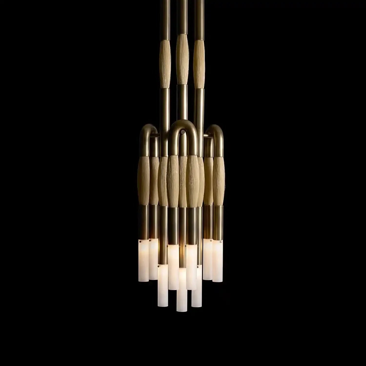 Modern Heritage Horsehair 9 - Light Pendant Unique Luxury Light Fixture - Joyfuzzy
